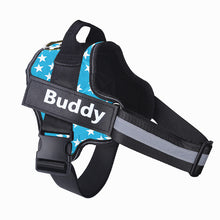 Load image into Gallery viewer, Personalized Dog Harness NO PULL Reflective Breathable Adjustable Pet Harness Vest For Small Large Dog Custom Patch Pet Supplies
