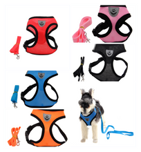 Load image into Gallery viewer, Mesh Dog Harness &amp; Lead Set
