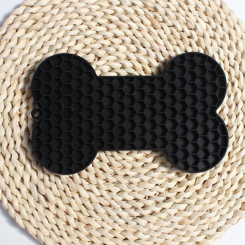 Bone Silicone Licking Mat